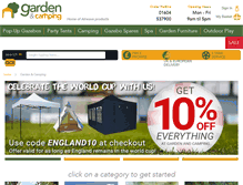 Tablet Screenshot of garden-camping.com
